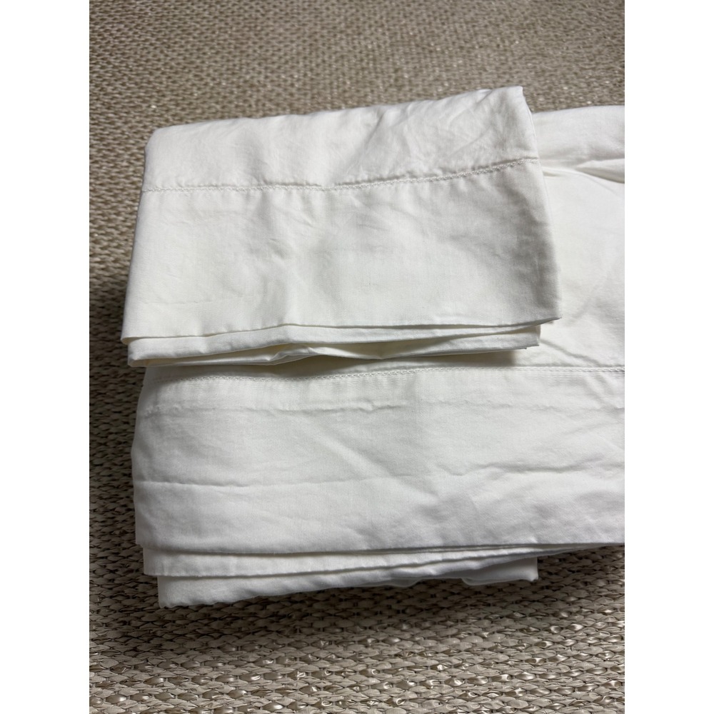 Wamsutta Dream Zone White Queen Sheet set 750 Thread Count 100% Pima Cotton